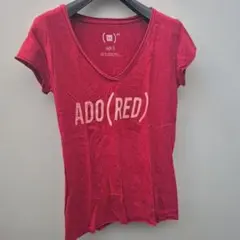 ギャップ　Vネック　Tシャツ　赤　Sのサムネイル