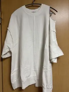 JEANASIS オープンショルダーカットソー ホワイトのサムネイル