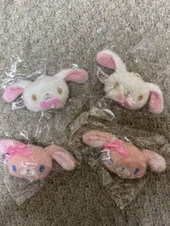 シュガーバニーズ　ぬいぐるみチャーム　4点セット