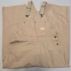 新品未使用。JaVa ベージュ オーバーオールMサイズ