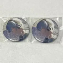 プロセカ　41A 冬弥　グリッター缶バッジ グリ缶