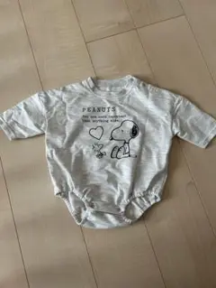 PEANUTS スヌーピー 短袖ロンパース 70-80cm（32）