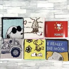 B スヌーピー タオル ハンカチ 5枚セット　SNOOPY PEANUTS