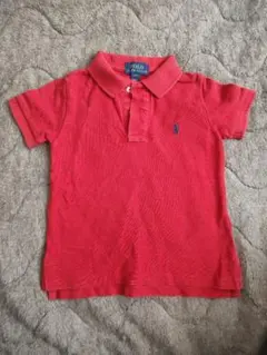 POLO RALPH LAUREN 赤 ポロシャツ 2/2T