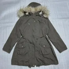CLEF DE SOL y2k ミリタリー ファー付 モッズコート L グランジ