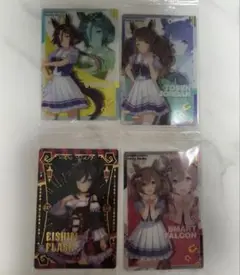 ウマ娘 ウエハース カード 四枚組