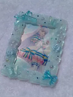 ホイップデコ　トレカケース　水色