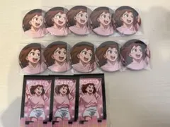 僕のヒーローアカデミア カラオケの鉄人コラボ カラ鉄麗日お茶子 缶バッジ 特典