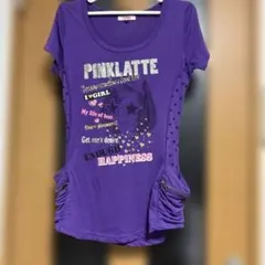 ピンクラテ　y2k ピタtシャツのサムネイル