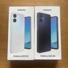 Samsung Galaxy A25 5G 2台セット（ブラック・ライトブルー）