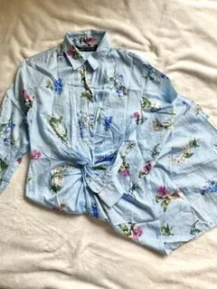 美品　ZARA ザラ　シャツワンピース　ワンピース