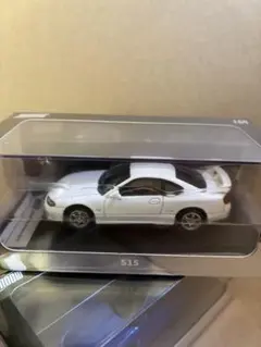 NISSAN 1/64 S15 シルビア ホワイト ダイキャスト モデル