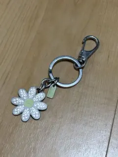 COACH 花型キーホルダー