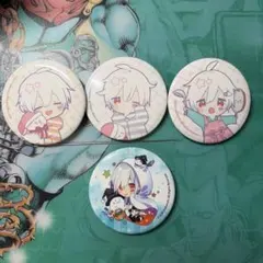 まふまふ ファミリーマートコラボ缶バッジ4つ