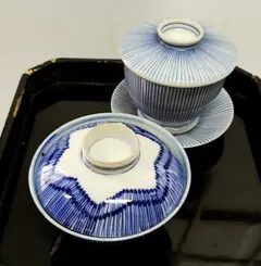 駿鳳　飯碗　2　茶碗蒸し3　手描き　陶器 茶盌