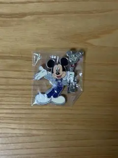 【非売品・キャスト限定】東京ディズニー 25周年 ミッキー ピンバッジ クリップのサムネイル