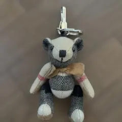 美品✨PRADA Teddy トライアングルロゴ テディベア キーホルダー