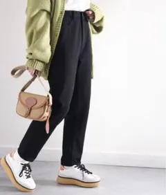 CLASSICAL ELF ハイウエスト テーパード デニム パンツ