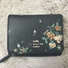 COACH 花柄 三つ折り財布のサムネイル