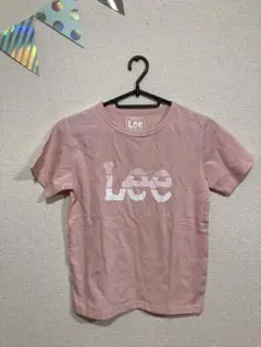 新品◎リーLEE半袖ロゴTシャツ140ピンク
