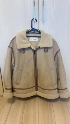 Ray BEAMS ベージュ ムートンコート