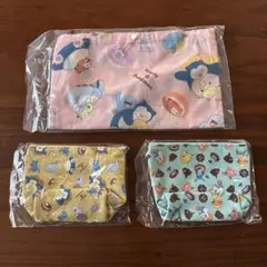 新品未使用　ミスタードーナツ　ポケモン　エコバッグ&ポーチ　3点まとめて