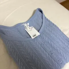 H&M ポインテルニット ボタンフロントトップス