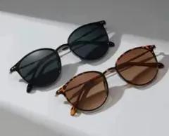 新品　ラウンド型サングラス 2個セット