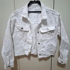 ZARAキッズ☆ 白デニムジャケット 13-14cm