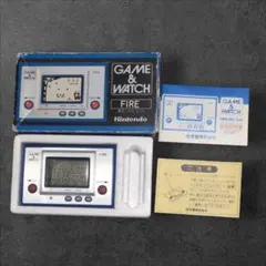 【動作確認済】ゲーム&ウォッチ FIRE RC-04 GAME & WATCH