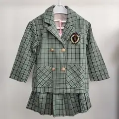 セットアップ130　グリーン　チェック