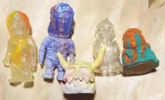unbox ミニ ソフビ 5体セット モンスター 妖怪　ゾンビ　メディコムトイ