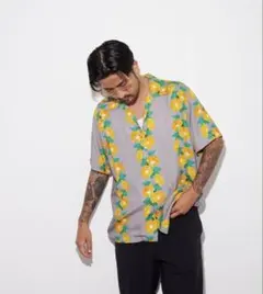 新品未使用⭐︎machatt フラワープリントシャツ ブラウン - メルカリ