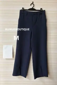 ルイルエブティック　紺色　ワイドパンツ　Mのサムネイル