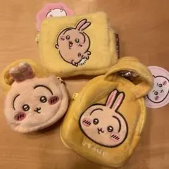 ちいかわ てのひらバッグ ふわふわミニポーチ ぬいふわポーチミニ うさぎ