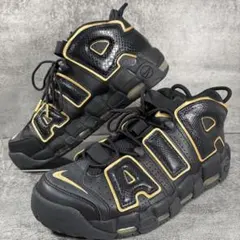 〔限定品〕NIKE ナイキ　エアモアアップテンポ ブラックゴールド