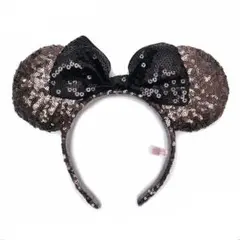 【ディズニー】スパンコールカチューシャ ブラウン