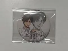 進撃の巨人 缶バッジ エレン black & white ver