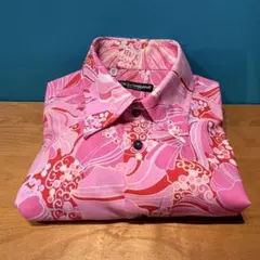 新品タグ付 ドルチェ&ガッバーナ 総柄 ポロシャツ ビー 王冠 50サイズ