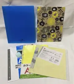 バインダー&インデックス&クリアファイル&フラットファイル　5種まとめ売り