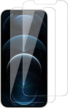 ★ 2枚セット iPhone 12 Pro Max 用 ガ フィルム-透 104