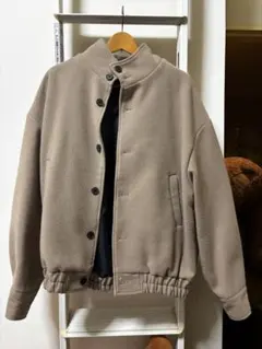 nugu 韓国　ベージュ　ジャンパー　コート