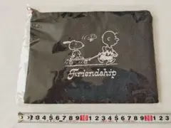 スヌーピー Friendship ポーチ AOKI ノベルティ デニム風