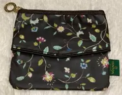 MINTON ミントン　花柄　茶色　ブラウン　ポーチ