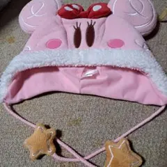 ディズニー ミニー ファンキャップ ピンク 2011クリスマス　廃盤　レア