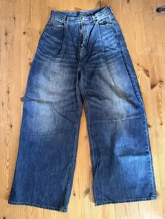 すもも様専用　 JEANASIS カラータックデニムワイドパンツ　Mサイズ