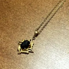 ブラックストーン　ネックレス