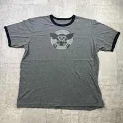 00s unknown ガスマスク ピッグ リンガーTシャツ L相当