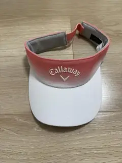 Callaway ピンク ホワイト バイザー