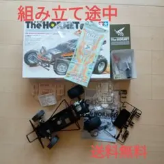 タミヤ 1/10 電動RCレーシングバギー ホーネット 組立途中のサムネイル